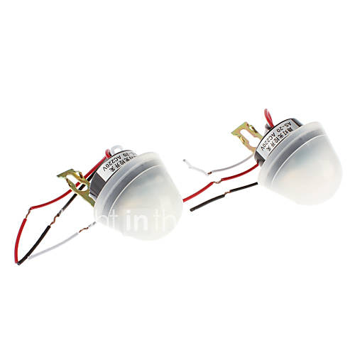 Infrared Sensor Photo Electric Street Lighting Control (220V, 2 Pack)