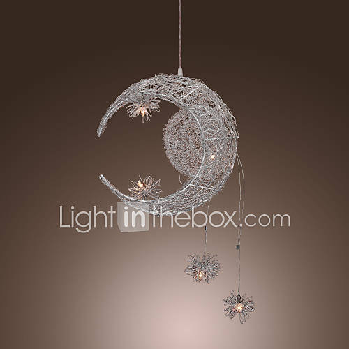 Moon Star Featured Pendant Light with 5 Lights