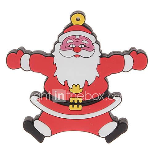 4GB Christmas Santa Clause 3 USB 2.0 Flash Drive