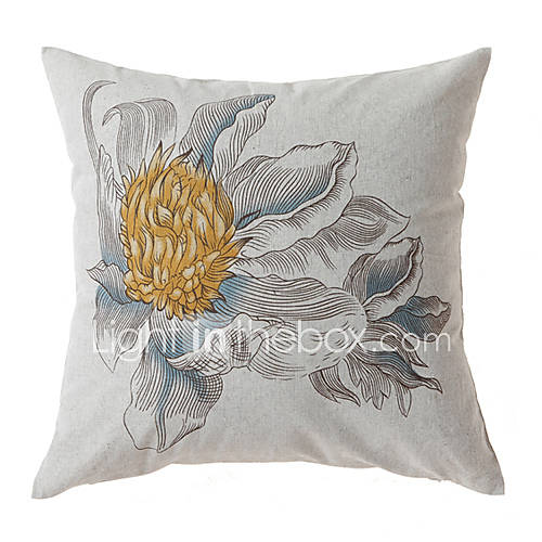 Vivid Coutry Floral Decorative Pillow Cover