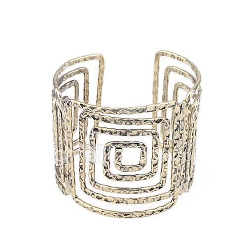 Imitation Rhodium Ring Shaped Alloy Bracelet