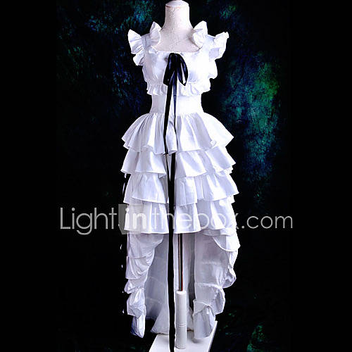 White Dress Cosplay Costume Inspired by Chobits Chi