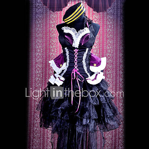 Cosplay Costume Inspired by Macross Frontier Sheryl Nome Black Lolita