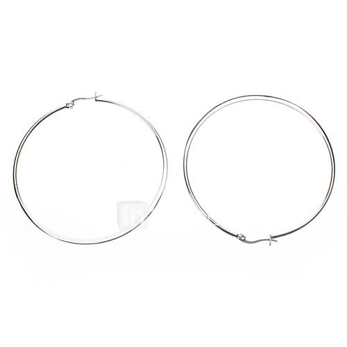 Athenas Circle Style Stainless Steel Earring