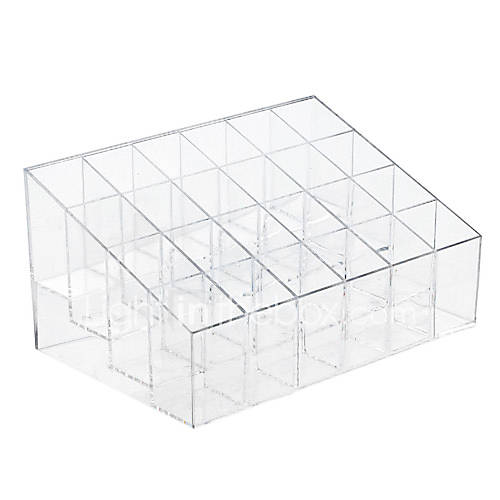 Ladder Type 24 Lattice Lipsticks Accessories Storage Box