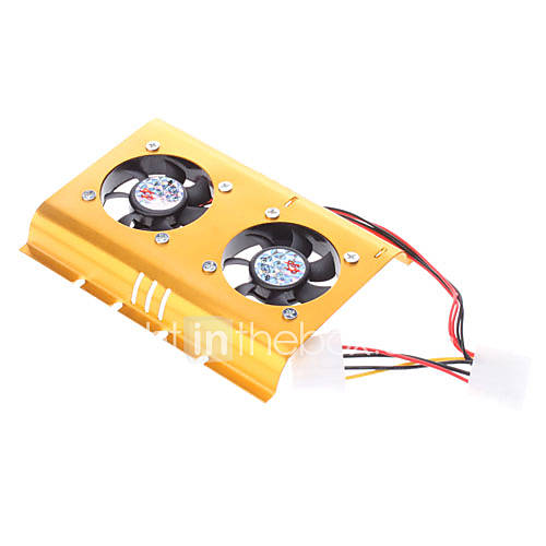 3.5 IDE SATA HDD Hard Drive 4 Pin 4500RPM Cooler Cooling Fan