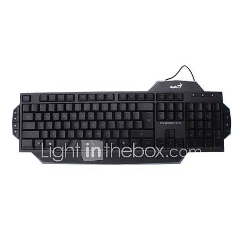 Genius K7 Ergonomic Anti skid USB 2.0 QWERTY Keyboard