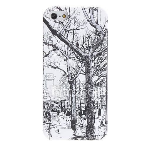 Winter Style Tree Pattern Soft Case for iPhone 5/5S