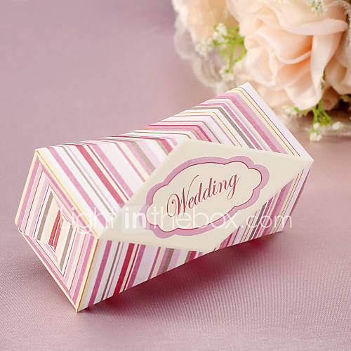 Colorful Stripe Favor Boxes (Set of 12)