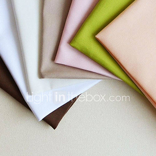 20 Set of 6 Square Solid Color Cotton Napkin