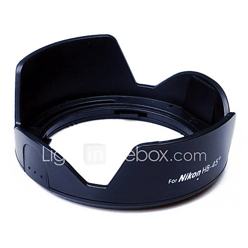 NEW HB 45 II Bayonet Lens Hood for Nikon AF S DX NIKKOR 18 55mm F/3.5 5.6G VR