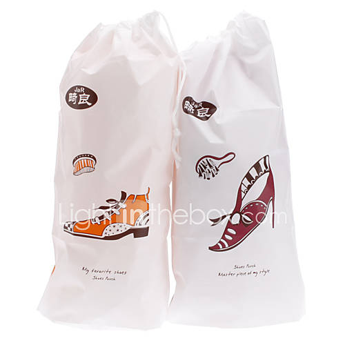 Household Travel Shoes Pouch Bag Air Mail Pack (2 Pack)