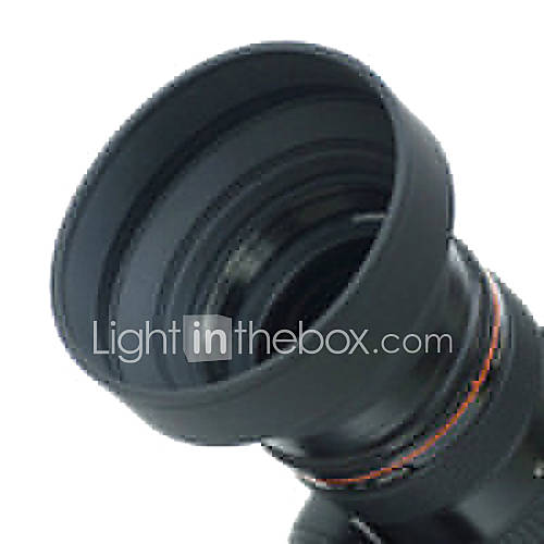 58mm Rubber Lens Hood for Wide angle, Standard, Telephoto Lens