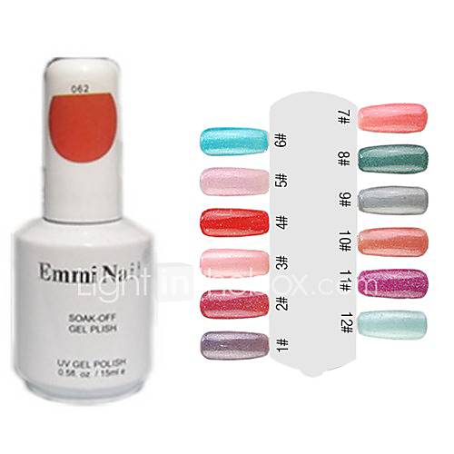 UV Color Gel Cute Nail Art Nail Polish (15ml,1 Bottle)