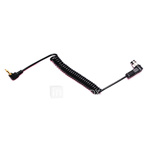 3.5mm N1 Shutter Cord for FS350 FS520 F 508 Wireless Flash Trigger D800 D700 D4