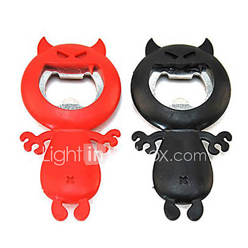 Funny Devil Shaped Bottle Opener (Random Color)