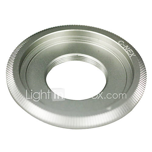 Silver C Mount Lens to SONY NEX 5 NEX 3 NEX5 NEX C3 NEX VG10 Adapter