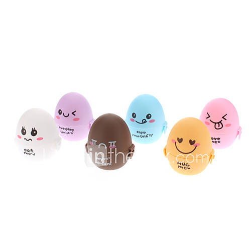 Colorful Egg House Saver Holder (Set of 6)