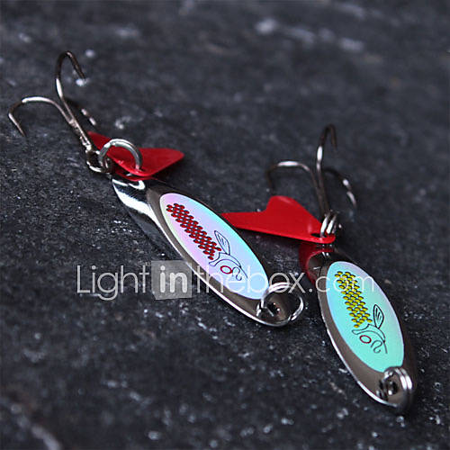 Metal Bait 51mm/14g Fast Sinking Fishing Lure 5pcs