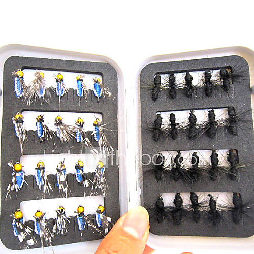 Imitated Bugs Fishing Lure Packs Files (40pcs)