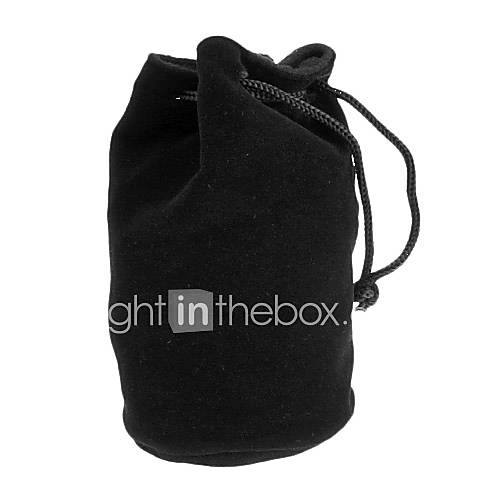 Protective Cotton Flannel Bag for Camera Lens C2 (75130mm, Black)