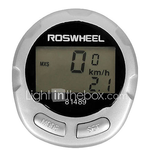 ROSWHEEL Digital LCD 13 Functions Waterproof Wired Cycle Computer 81489
