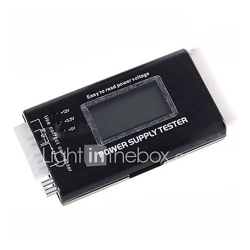 2 LCD PC Computer ATX/BTX/ITXHDDSATA Power Supply Tester (English Edition)