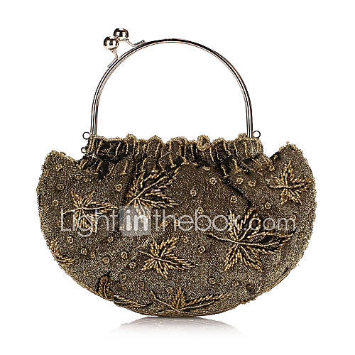Charming Polyester with Beadings Evening Handbag/Clutches(More Colors)