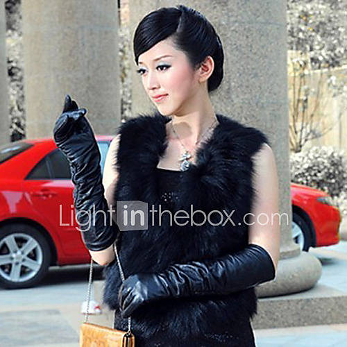 Delicate Collarless Fox Fur Casual/Party Vest