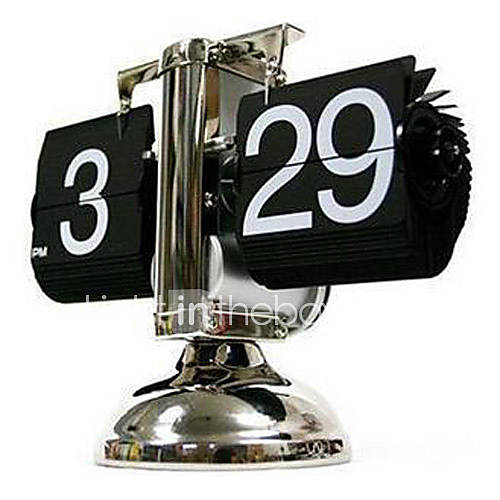 Stylish Page Turning Tabletop Clock