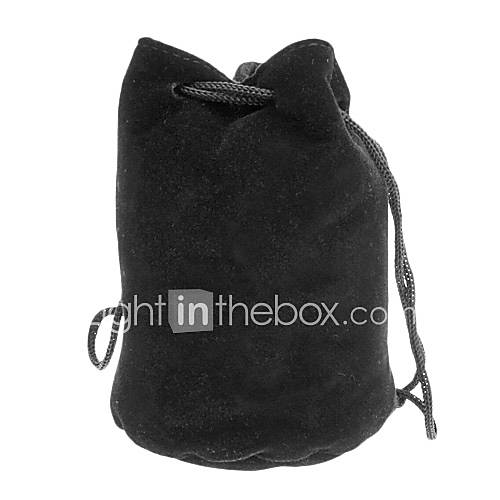 Protective Cotton Flannel Bag for Camera Lens C1 (70 x 105 mm, Black)