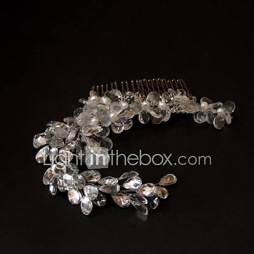 Gorgeous Alloy With Crystal Womens Hair Combs