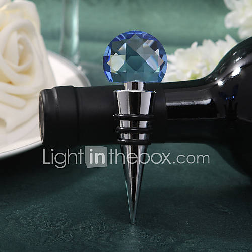 Blue Gem Bottle Stopper