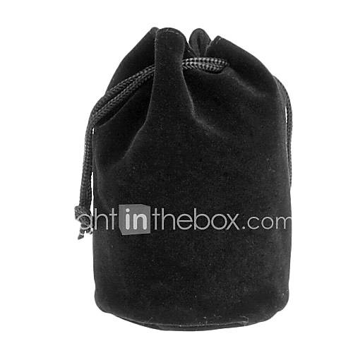 Protective Cotton Flannel Bag for Camera Lens C3 (80140mm, Black)