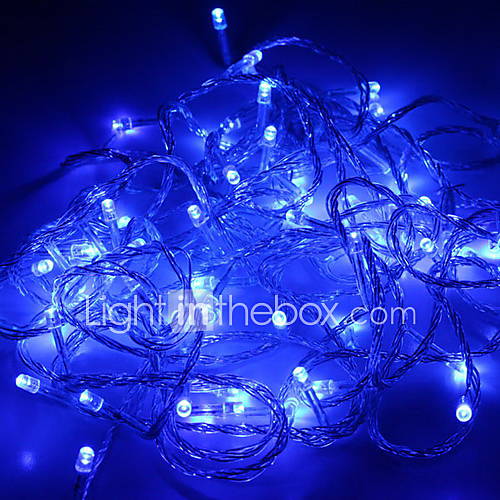 100 Light Blue LED Wedding Decoration String (10m, 220V)
