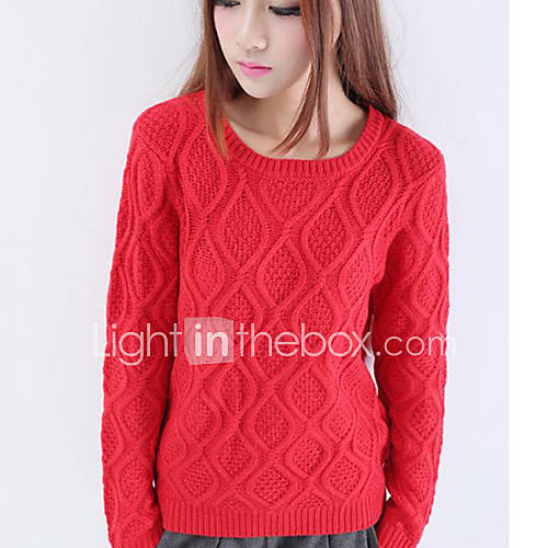 YOUZI Check Pattern Sweater