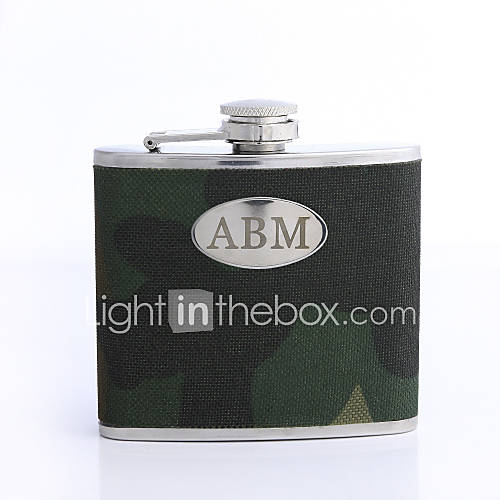 Personalized 5 oz Flask With Camouflage Cover