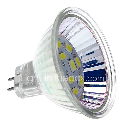 MR16(GU5.3) 2.5W 12x5730SMD 190LM Natural White Light LED Spot Bulb (12V)