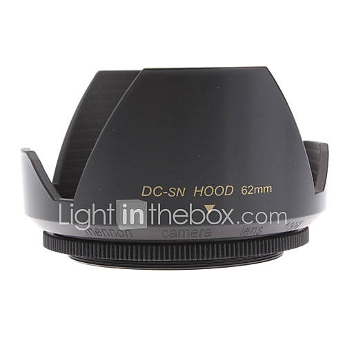 Mennon 62mm Lens Hood for Digital Camera Lenses 16mm, Film Lenses 28mm