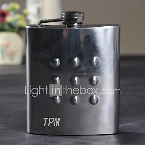 Personalized Stainless Steel 7 oz Flask