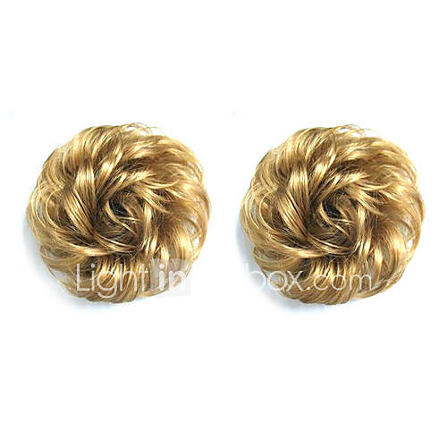 High Qualiry Synthetic Short Blonde Hair Pieces