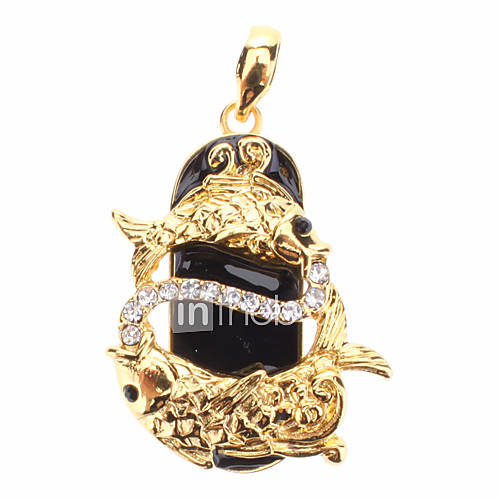 Pisces Shaped Metal Material USB Stick 4G