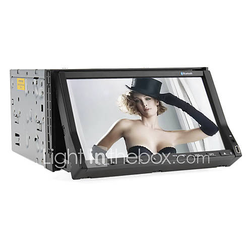 2 Din 7 inch TFT Screen In Dash Car DVD Player With Bluetooth,TV,RDS,iPod Input