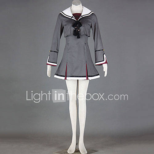 Cosplay Costume Inspired by Hiiro no Kakera 3 Tamaki Kasuga School Girls Winter Uniforms (Gray Ver.)