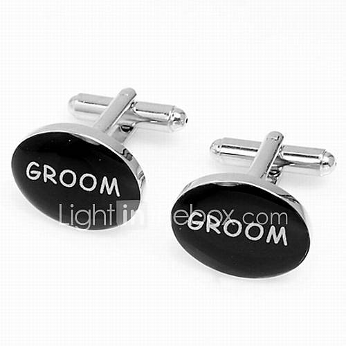 Nice Oval Cufflinks For Groom