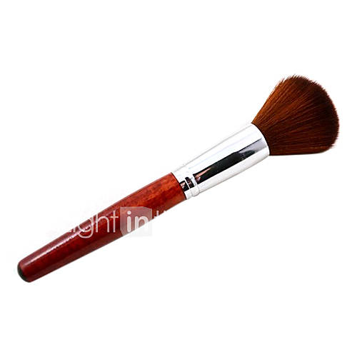 Artificial Fibre Hair Cosmetic Blush Brush with a Red handle