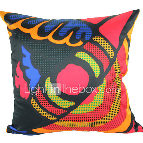Modern Abstract Eye Polyester Decorative Pillow Cover