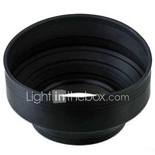 55mm Rubber Lens Hood for Wide angle, Standard, Telephoto Lens