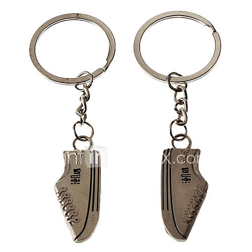 Plimsolls Zinc Alloy Couple Keychain