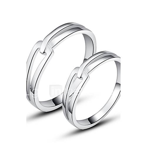 Classic 925 Sterling Silver Couples Rings